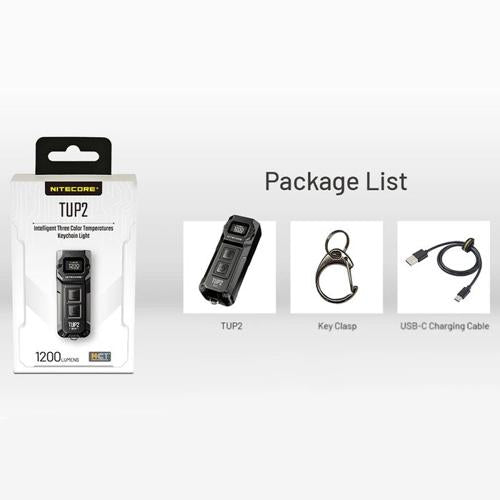 NITECORE TUP 1200 LUMEN RECHARGEABLE EDC FLASHLIGHT BLUE