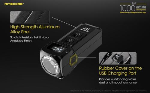 NITECORE RECHARGEABLE KEYRING LIGHT BLACK