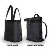 WANDRD TRANSIT TRAVEL TOTE BACKPACK BLACK