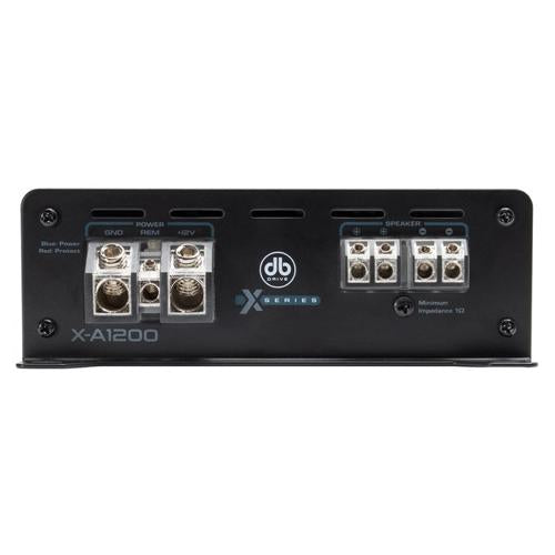 DB DRIVE AMP X-SERIES MONO CLASS D RMS 600W X 1 @ 1OHM / 300W X 1 @ 2OHM