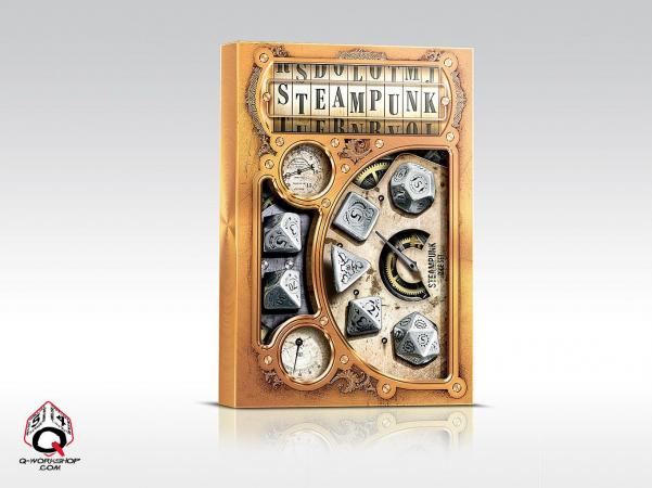 Q Workshop - Steampunk Metal Dice Set 7