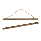Poster Hanger - Magnetic 2Pc Nat 55cm (2 Sets)