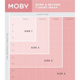 Moby - Bump & Beyond Tshirt Wrap - Sz3 -  Black