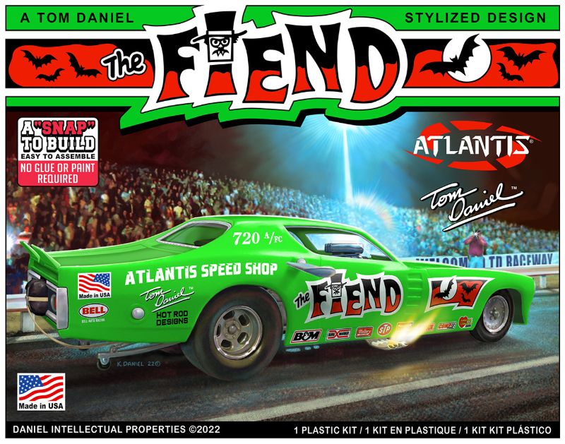 Atlastic Plastic Kit Set - 1/32 'Fiend' Funny Car