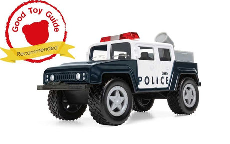 Diecast Off Road Police DHN car by Corgi, designed for thrilling playtime adventures and rugged terrains.