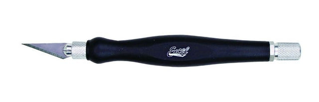 K-26 Rubber Grip Knife with ergonomic handle and number 11 blade, available in Black, Green, or Pink for precision cutting.