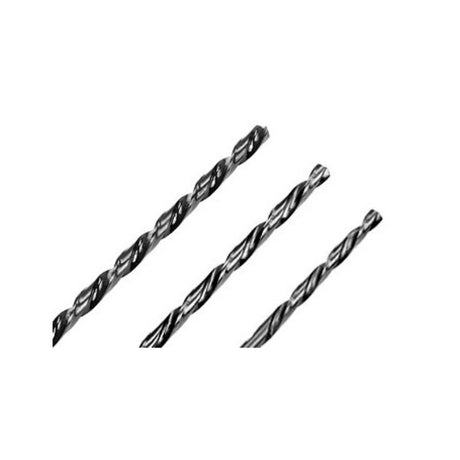 Close-up of Hobby Tool drill bits, 1.512mm size, 12-pack in a plastic tube, ideal for precision crafting and woodworking.