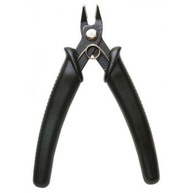 Hobby Tool - Sprue Cutter Black: Precision cutting tool with ergonomic grip, stainless steel blades, ideal for model building.