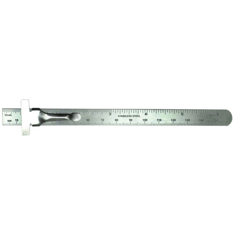 Hobby Tool - Ruler 6" Stainless Steel