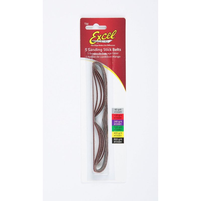 Hobby Tool - Spare Belts #80 Grit pack 5