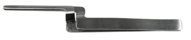 Pointed 6-inch helping hand tweezers with self-closing tips, ideal for precise handling in crafts and electronics.