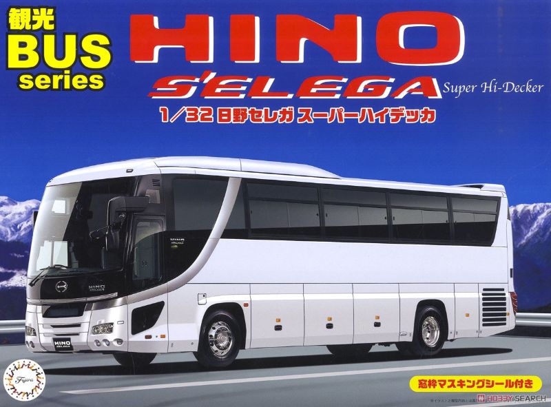 Plastic Kit Set - 1/32 Bus: Hino S'elega SHD