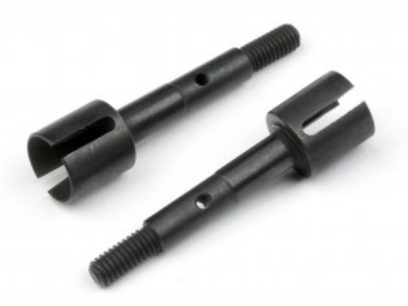 High-quality 5x40mm radio control axles for enhanced durability and performance in RC vehicles like SAVAGE XS and BULLET.