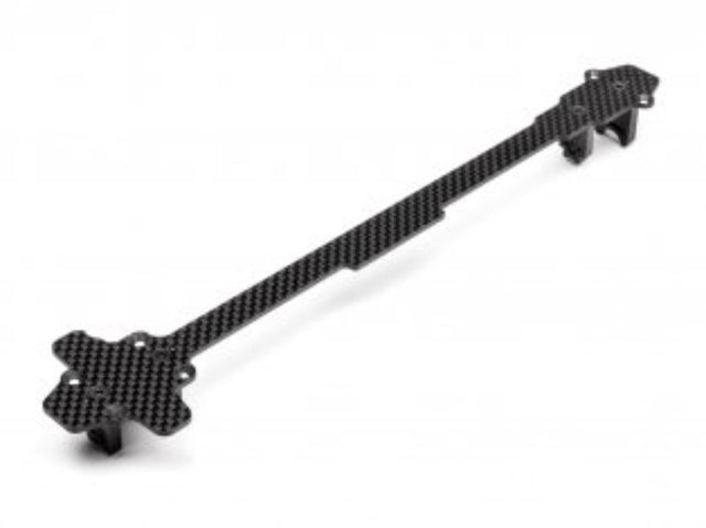 Carbon RS4 Centre Driveshaft Cover for RC vehicles, offering durable protection against dust and debris while enhancing performance.