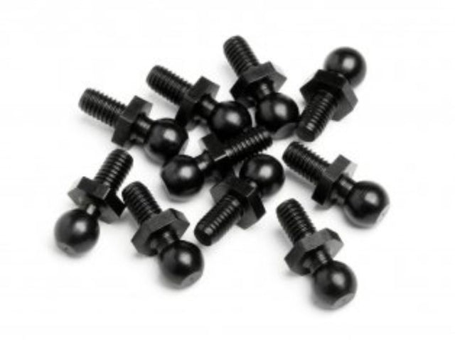 Radio Control Ball Stud 4.8/12mm (10) for enhanced durability and precision in RC vehicles, ideal for hobbyists and pros.