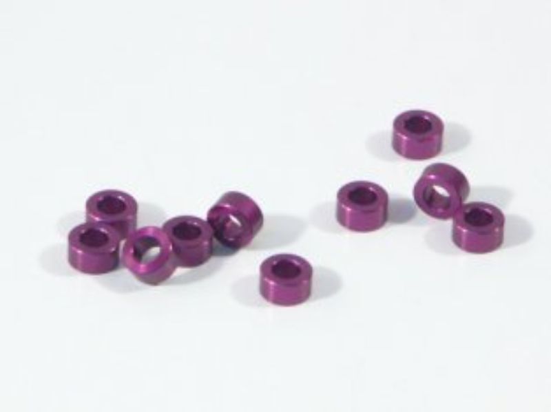Radio Control - Alum Washer 3.6x3.0 Purple(10)
