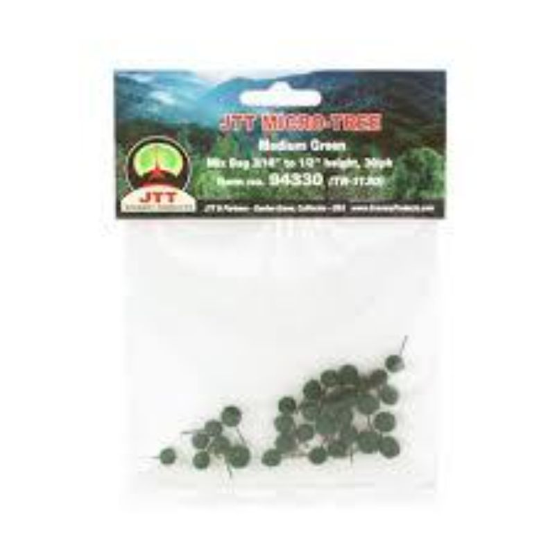 JJT Model Scenery - Micro-Tree Medium Green (30)
