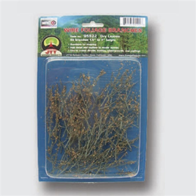Realistic 38-75mm dry branches (60 pack) for dioramas, model railroads, and miniature landscapes, adding natural beauty and texture.