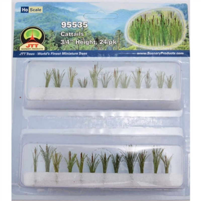 JJT Model Scenery - HO: 19mm Cattails (24)