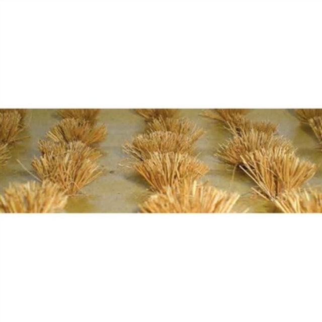 Realistic 30-piece detachable wheat bush set for HO scale model train layouts, enhancing dioramas with vibrant detail.