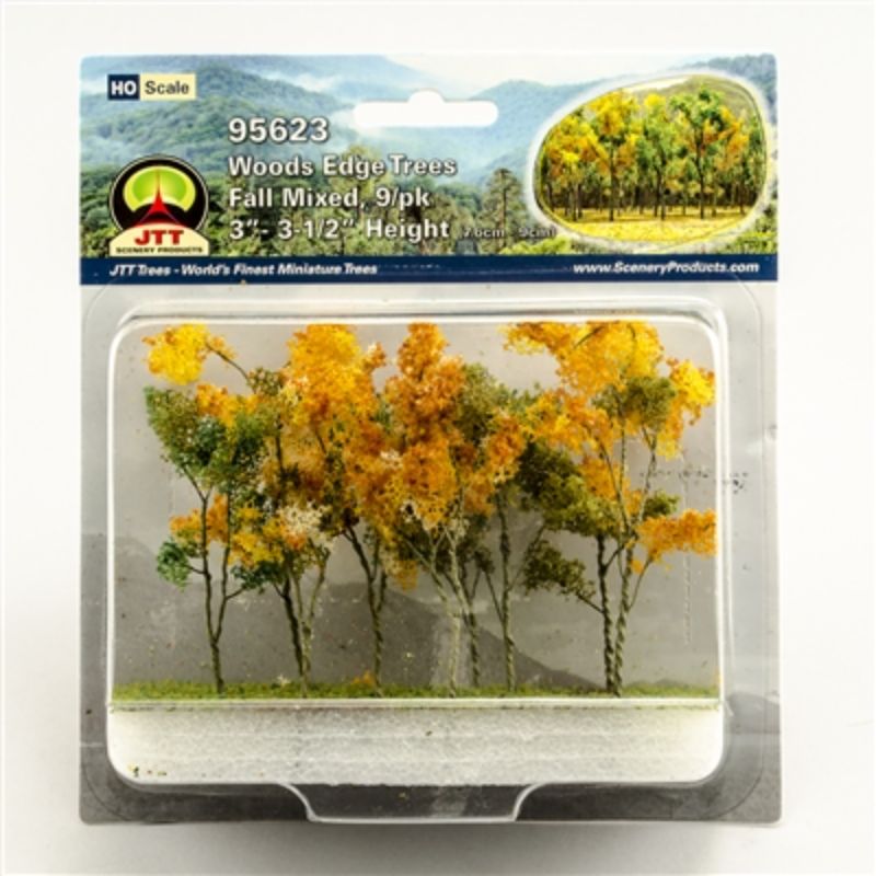 JJT Model Scenery - HO: Wood EdgeTrees Fall Mix(9)