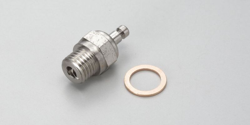 Kyosho zGlow Plug standard replacement ensures reliable ignition and optimal performance for nitro RC engines.