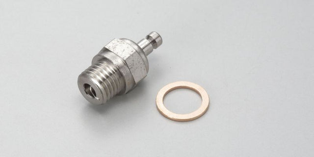 Kyosho zGlow Plug standard replacement ensures reliable ignition and optimal performance for nitro RC engines.