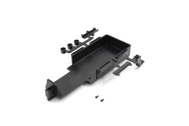 Kyosho MP10e Battery Tray set: Durable upgrade for secure battery fit and optimized performance in remote control racing.