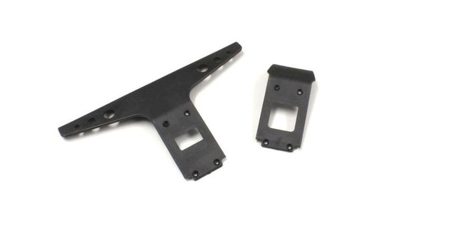 Durable Kyosho Optima/Javelin Bumper Set for protecting RC cars, ensuring impact resistance and easy installation.