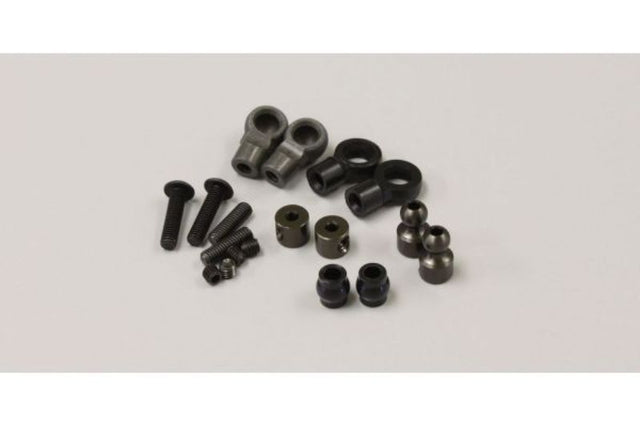 Kyosho RB6 Stabilizer Link Set Mid, enhancing RC car handling and stability with precision engineering for racing performance.