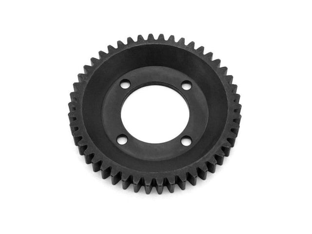 High-quality 46T steel spur gear for RC vehicles, enhancing performance, durability, and speed. Ideal for all RC enthusiasts.