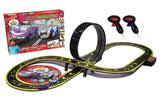 Micro Scalextric racing set featuring Ryan's Patrol Car and Dark Titan Racer with Loop-the-Loop track for thrilling play.