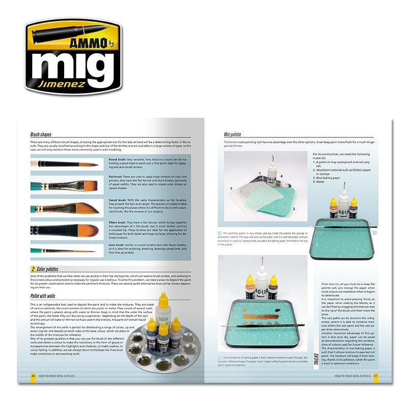 Ammo by MIG -  Modelling Guide - How to Paint with Acrylics