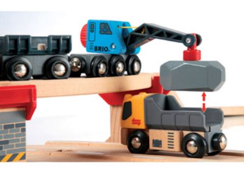 BRIO Set - Rail & Road Loading Set 32 pieces