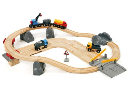 BRIO Set - Rail & Road Loading Set 32 pieces