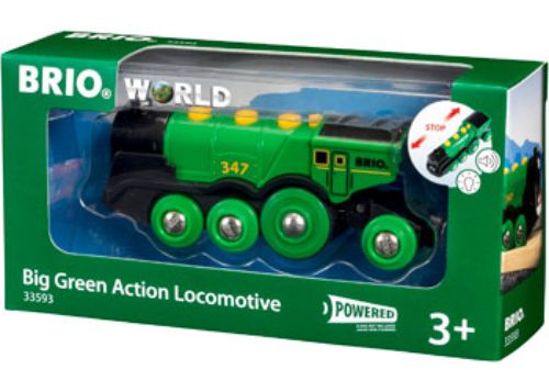 BRIO BO - Big Green Action Locomotive