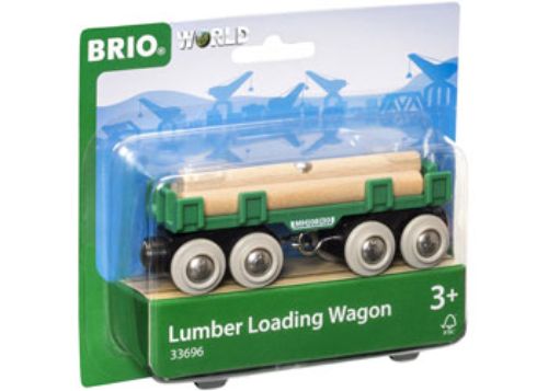 BRIO Vehicle - Lumber Loading Wagon 4 pieces