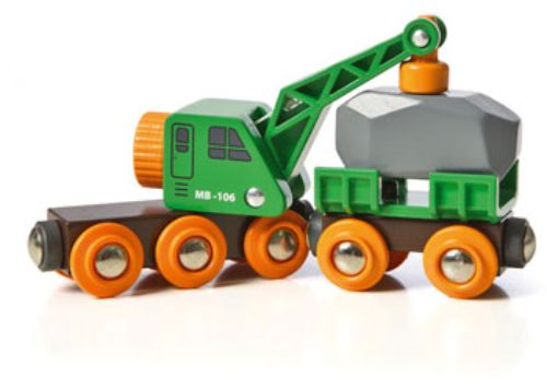 BRIO Vehicle - Clever Crane Wagon 4 pieces