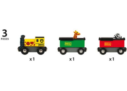 BRIO Train - Safari Train 3 pieces