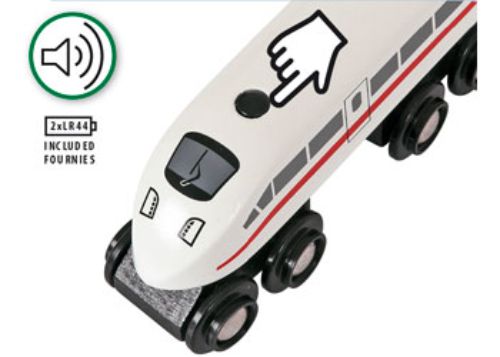 BRIO Train - High Speed Train with Sound 3 pcs