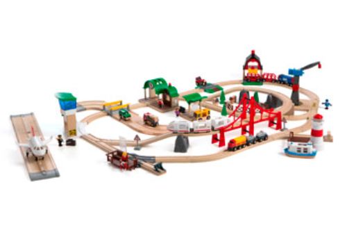 BRIO Set - Railway World Deluxe Set 106 pieces