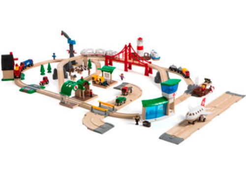 BRIO Set - Railway World Deluxe Set 106 pieces