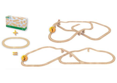 BRIO Tracks - 50 Piece Track Pack