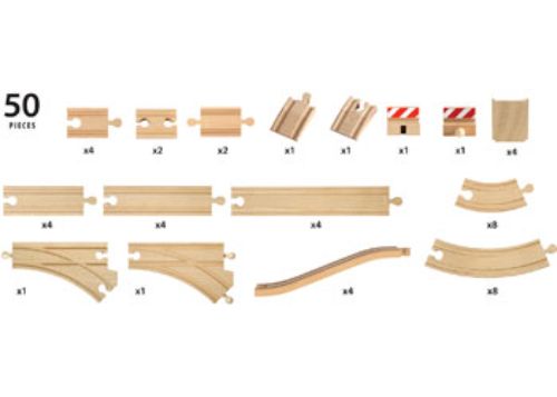 BRIO Tracks - 50 Piece Track Pack