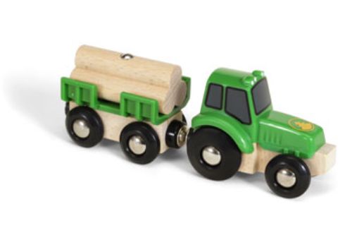 BRIO Vehicle - Farm Tractor with Load 3 pieces