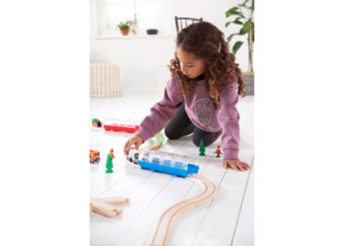 BRIO Train set featuring a steam train, tunnel, and high-quality materials for endless imaginative play and railway adventures.