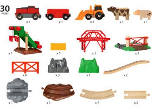 BRIO Set - Animal Farm Set 30 pieces