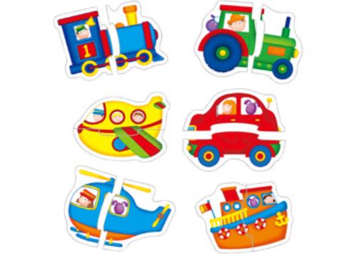 Galt - Baby Puzzles - Transport - 2pcs