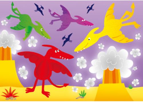 Galt - 4 Puzzles in a Box - Dinosaurs