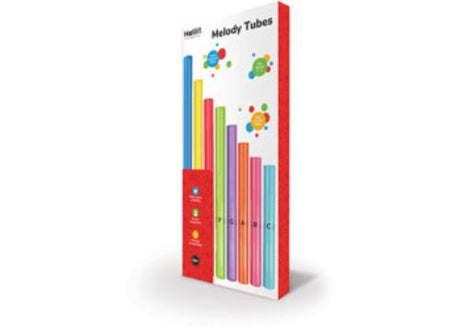 Colorful Halilit Melody Tubes for kids, designed for musical exploration and creativity, enhancing auditory skills and fun.